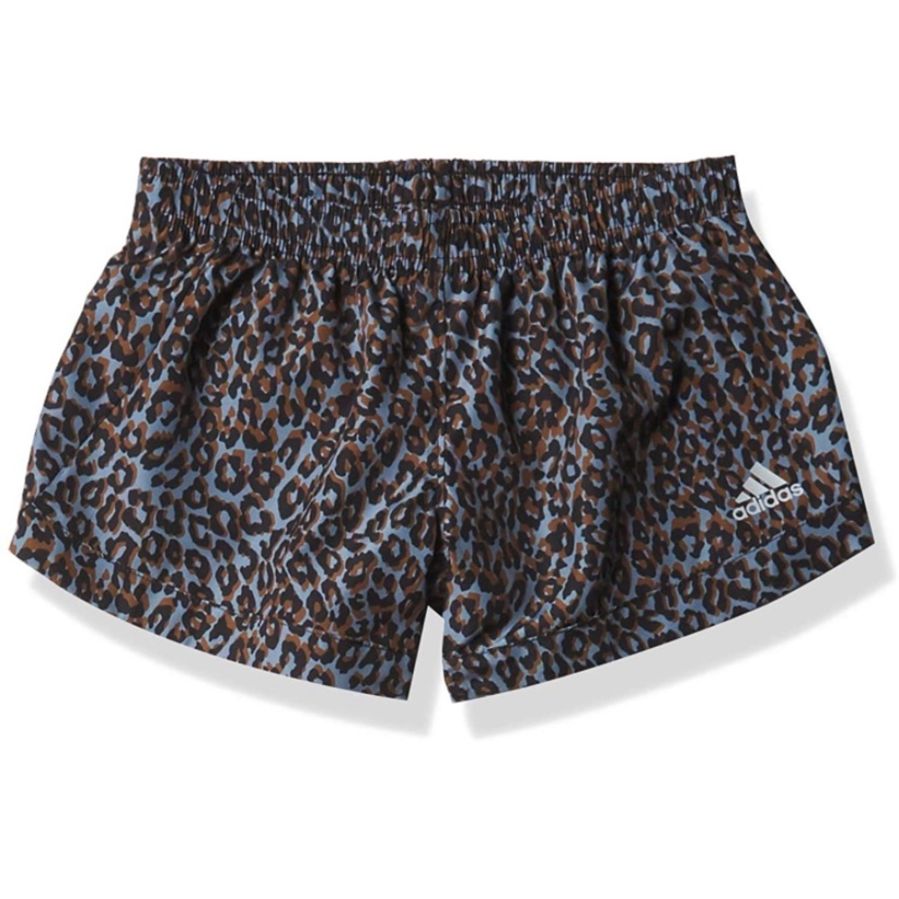 ADIDAS LEOPARD WOVEN SHORTS- toddler